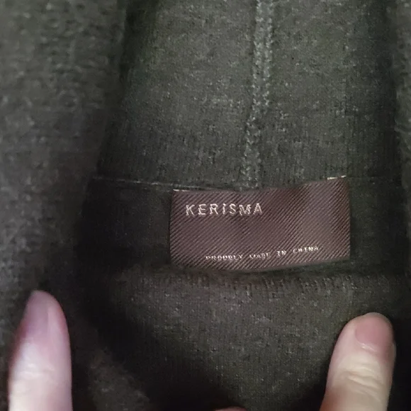 Kerisma Charcoal Poncho Sweater - Picture 2 of 4